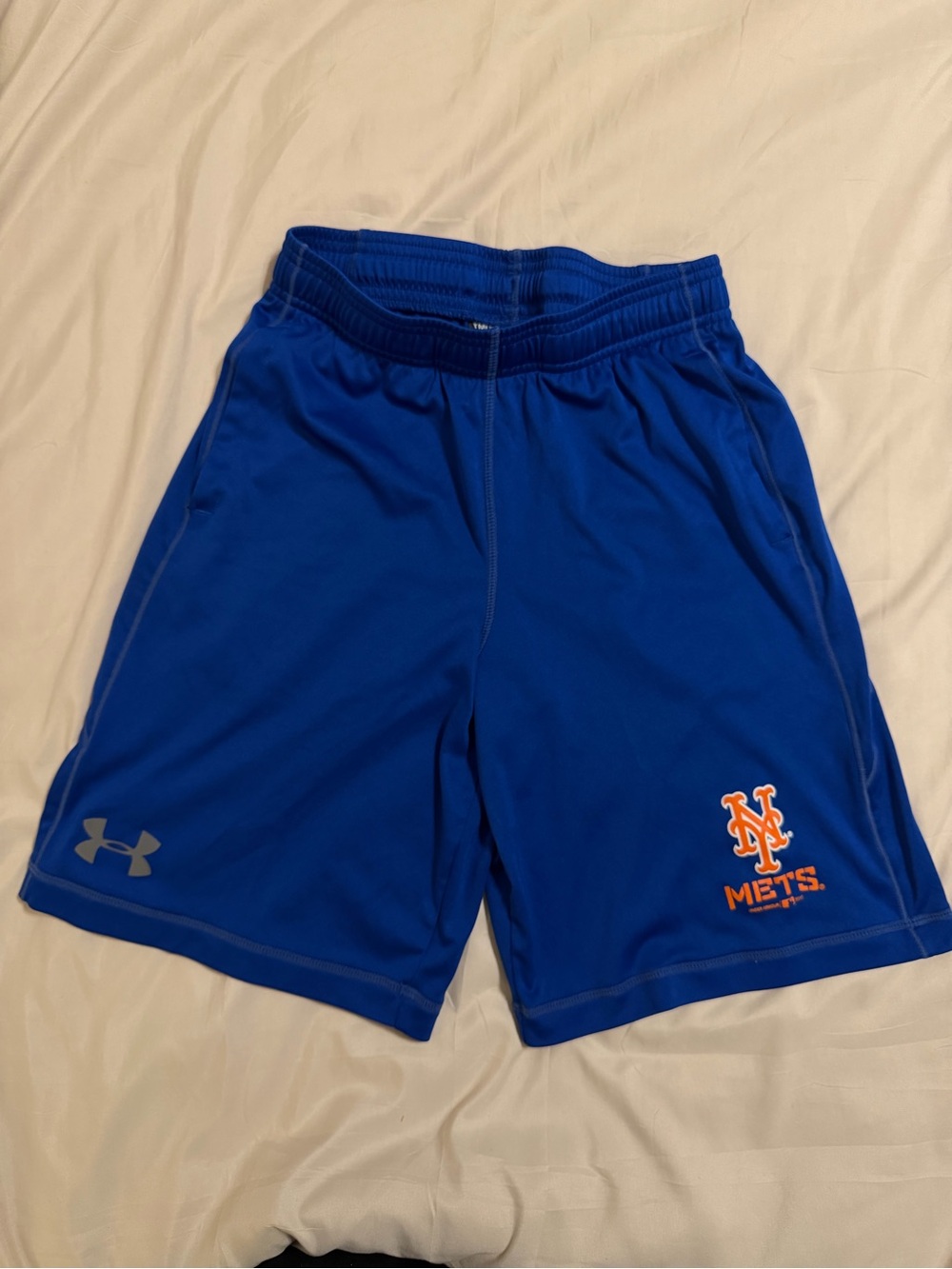 Under Armour Boys Royal Blue Mets Athletic Shorts